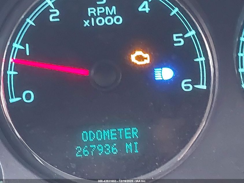 2007 Chevrolet Tahoe Ls VIN: 1GNFC13JX7R216012 Lot: 43931653