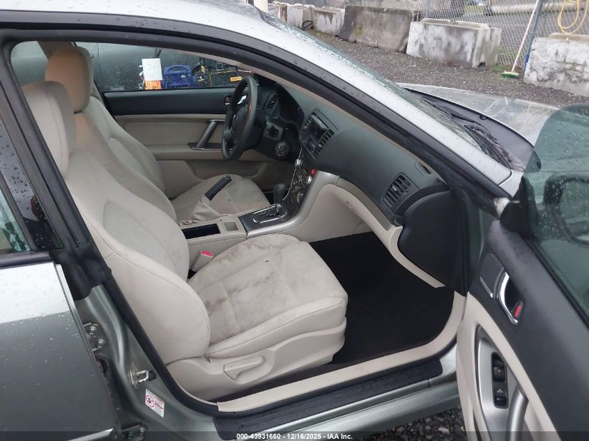 2009 Subaru Legacy 2.5I VIN: 4S3BL616397227712 Lot: 43931660