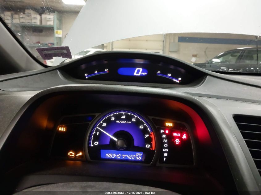 2009 Honda Civic Lx-S VIN: 2HGFA16609H339344 Lot: 43931663