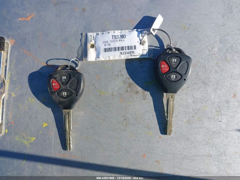 2009 Toyota Rav4 VIN: 2T3BF33V69W004806 Lot: 43931665