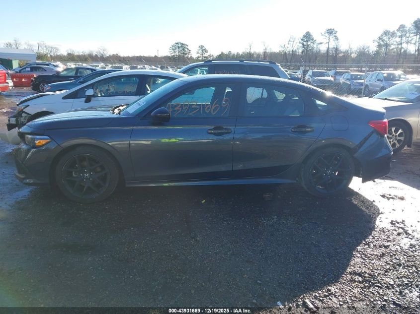 2023 Honda Civic Sport VIN: 2HGFE2F51PH502405 Lot: 43931669