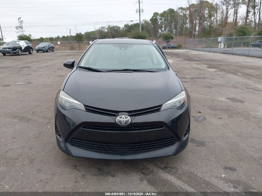 2018 Toyota Corolla Le VIN: 2T1BURHE4JC102734 Lot: 43931691