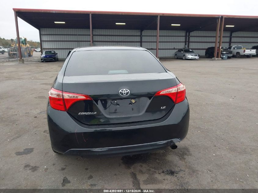 2018 Toyota Corolla Le VIN: 2T1BURHE4JC102734 Lot: 43931691