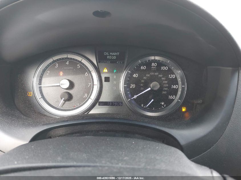 2011 Lexus Es 350 VIN: JTHBK1EG4B2436239 Lot: 43931696