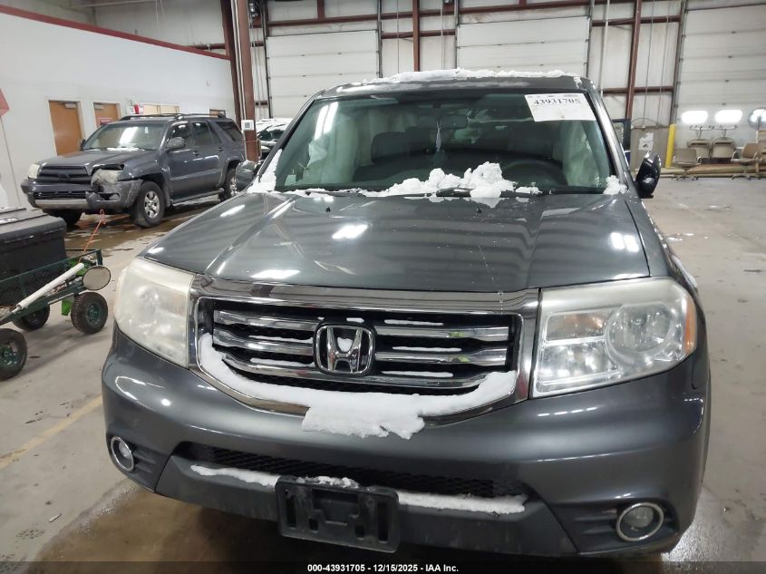 2013 Honda Pilot Ex-L VIN: 5FNYF4H57DB057974 Lot: 43931705