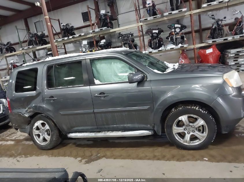 2013 Honda Pilot Ex-L VIN: 5FNYF4H57DB057974 Lot: 43931705