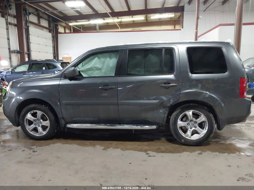 2013 Honda Pilot Ex-L VIN: 5FNYF4H57DB057974 Lot: 43931705