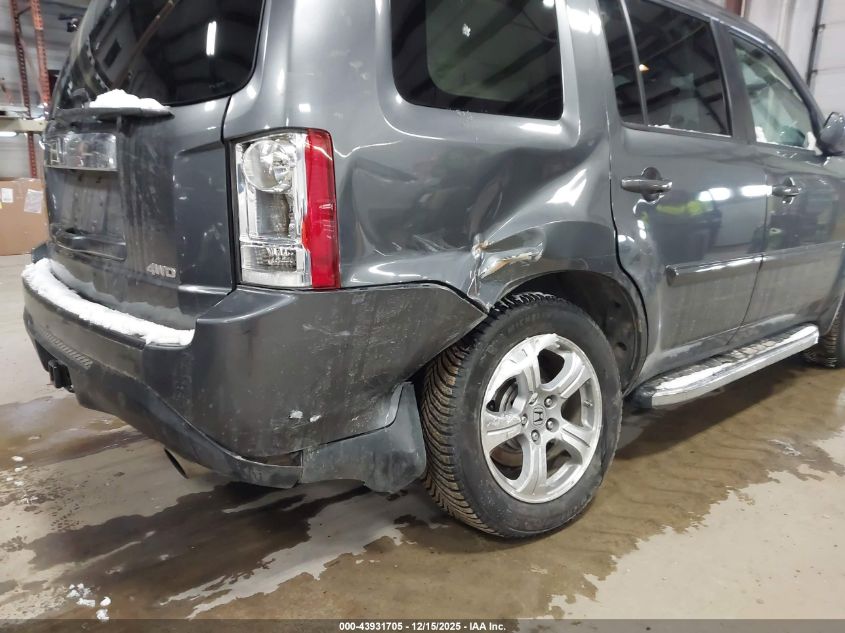 2013 Honda Pilot Ex-L VIN: 5FNYF4H57DB057974 Lot: 43931705