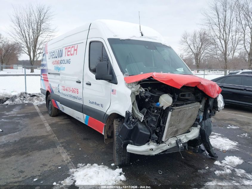 2024 Mercedes-Benz Sprinter 2500 High Roof 4-Cyl Diesel Ho VIN: W1Y4NCHY7RT166781 Lot: 43931722