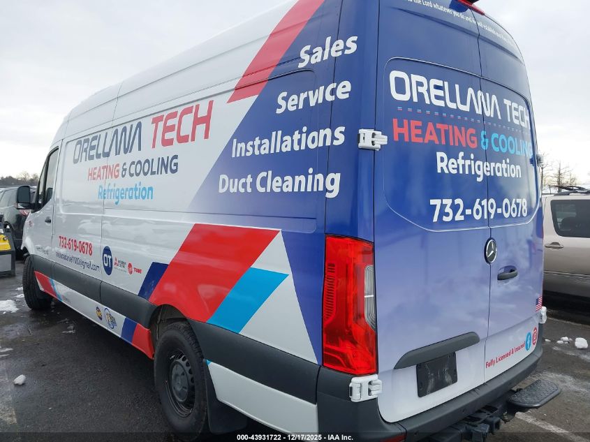 2024 Mercedes-Benz Sprinter 2500 High Roof 4-Cyl Diesel Ho VIN: W1Y4NCHY7RT166781 Lot: 43931722