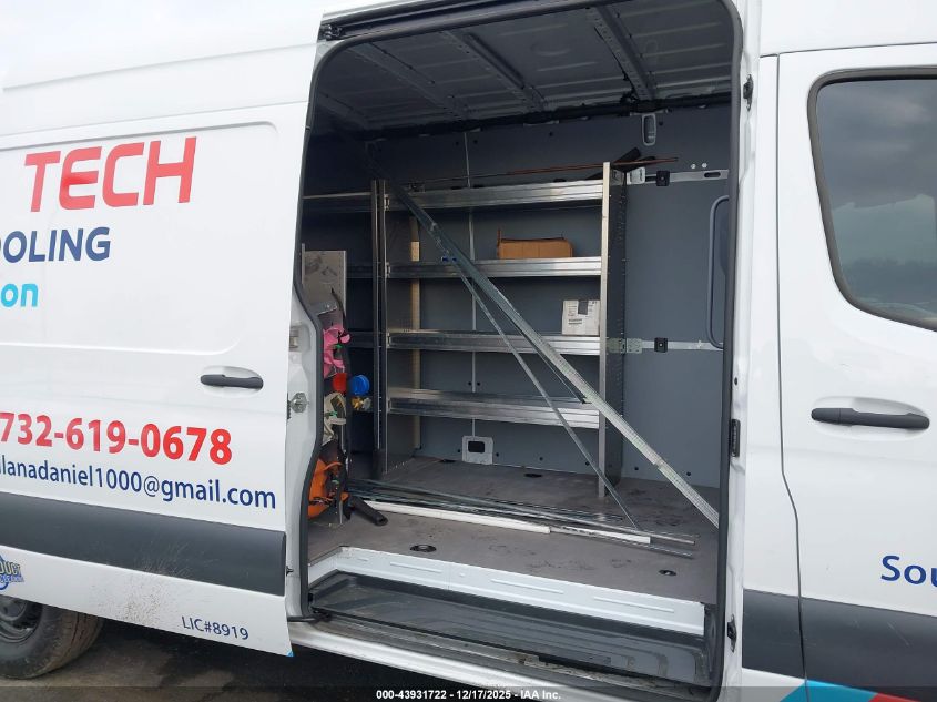 2024 Mercedes-Benz Sprinter 2500 High Roof 4-Cyl Diesel Ho VIN: W1Y4NCHY7RT166781 Lot: 43931722