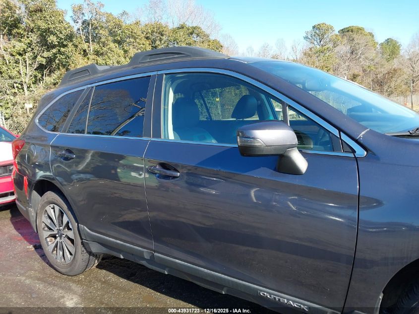 2016 Subaru Outback 2.5I Limited VIN: 4S4BSBJC2G3276045 Lot: 43931723