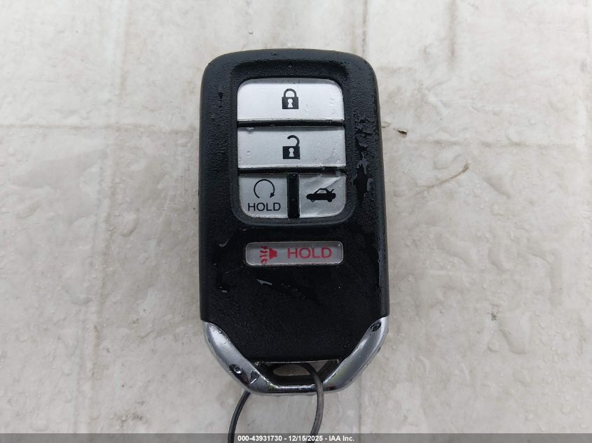 2017 Honda Accord Ex-L VIN: 1HGCR2F80HA090253 Lot: 43931730