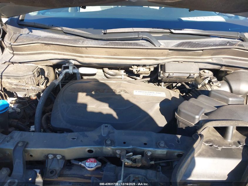 2016 Honda Pilot Ex-L VIN: 5FNYF5H86GB005014 Lot: 43931735