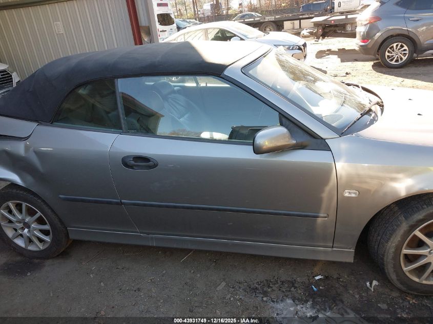 2005 Saab 9-3 Arc VIN: YS3FD79Y256013748 Lot: 43931749