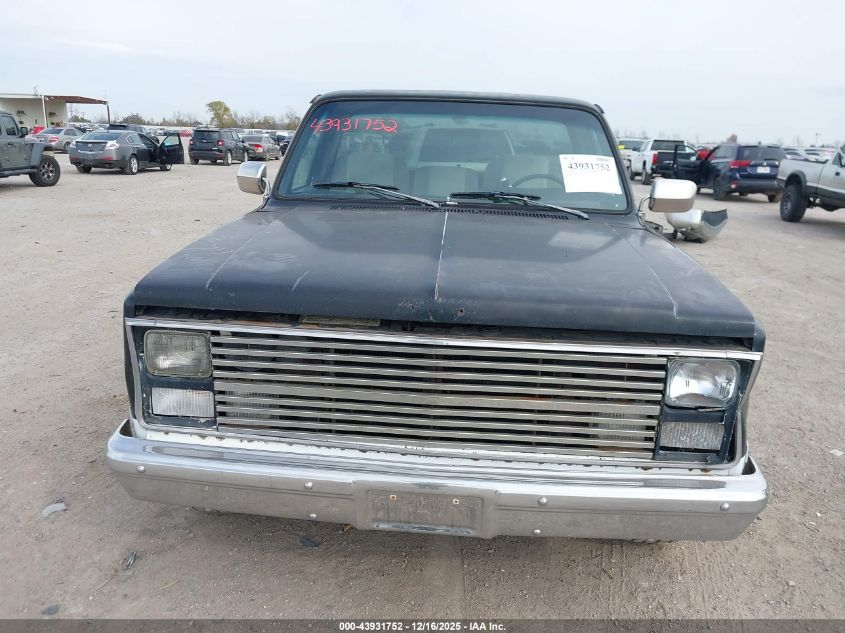 1986 Chevrolet C10 VIN: 2GCDC14HXG1180195 Lot: 43931752