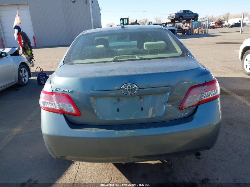 2010 Toyota Camry Le VIN: 4T1BF3EK8AU509665 Lot: 43931762