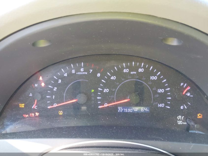 2010 Toyota Camry Le VIN: 4T1BF3EK8AU509665 Lot: 43931762