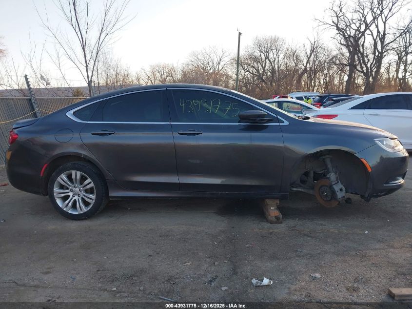 2015 Chrysler 200 Limited VIN: 1C3CCCAB8FN626904 Lot: 43931775