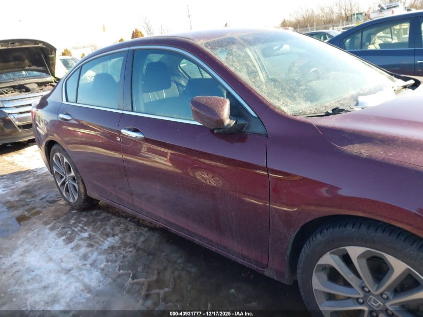 2013 Honda Accord Sport VIN: 1HGCR2F57DA242092 Lot: 43931777