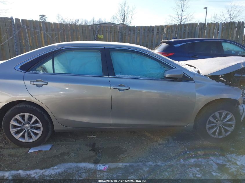 2016 Toyota Camry Le VIN: 4T1BF1FK3GU185648 Lot: 43931793