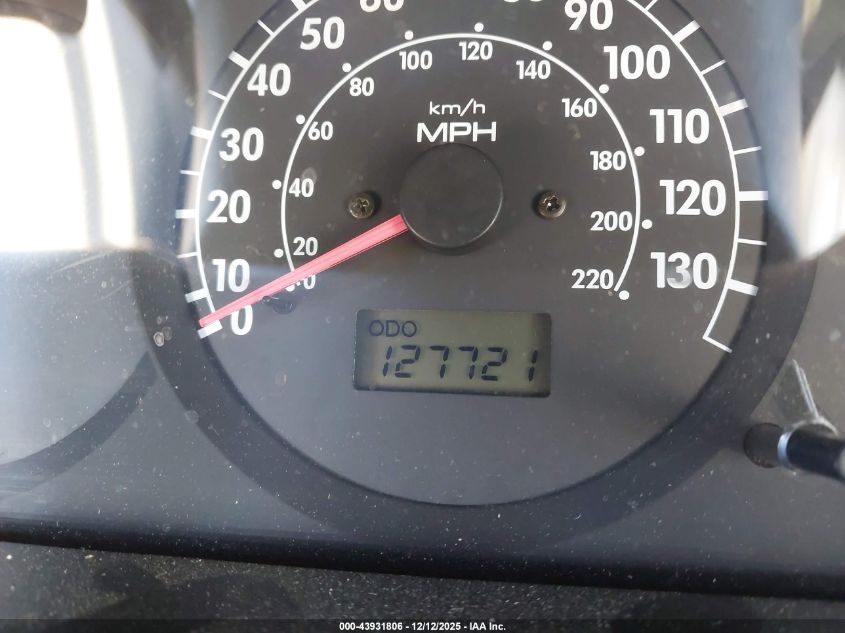 2003 Kia Spectra Ls VIN: KNAFB121835262062 Lot: 43931806