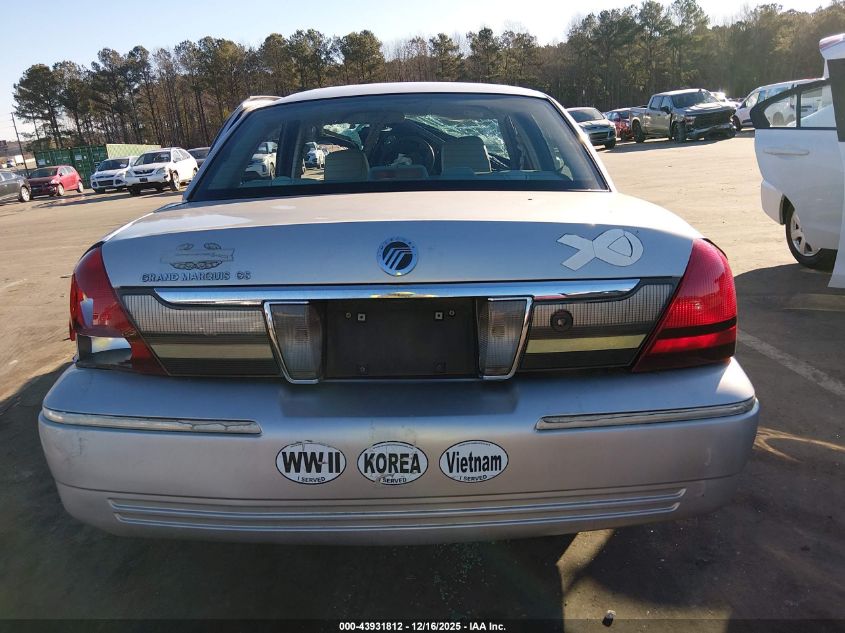 2007 Mercury Grand Marquis Gs VIN: 2MEFM74V37X602897 Lot: 43931812