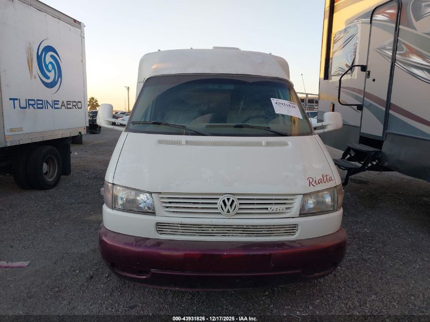 1997 Volkswagen Eurovan VIN: WV3AH8707VH144023 Lot: 43931826