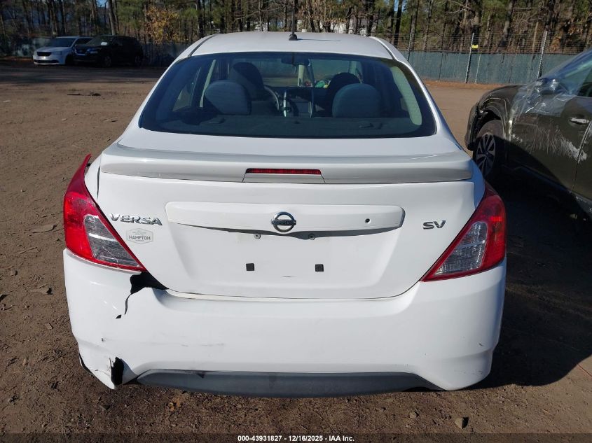 2019 Nissan Versa 1.6 Sv VIN: 3N1CN7AP6KL845737 Lot: 43931827