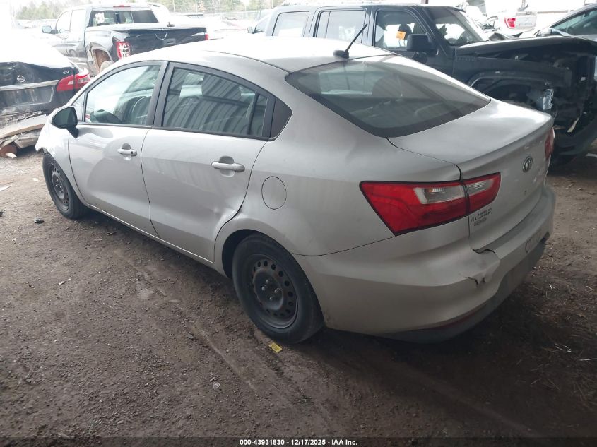 2016 Kia Rio Lx VIN: KNADM4A38G6637034 Lot: 43931830