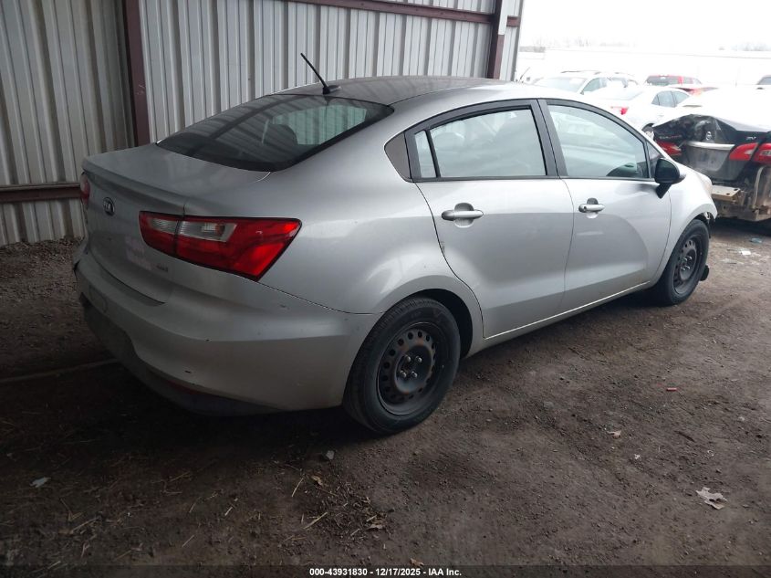 2016 Kia Rio Lx VIN: KNADM4A38G6637034 Lot: 43931830