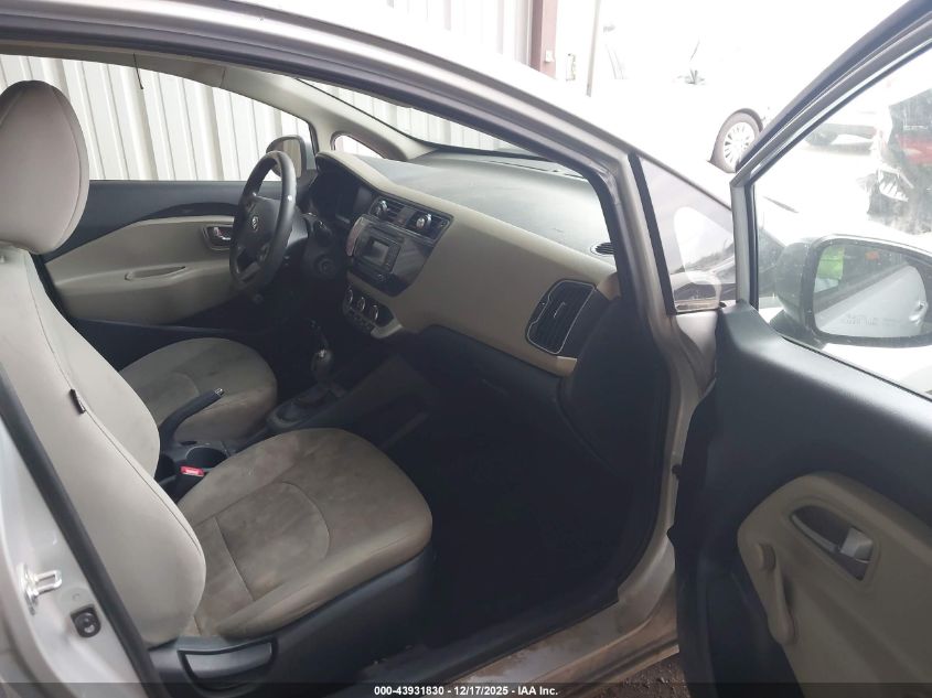 2016 Kia Rio Lx VIN: KNADM4A38G6637034 Lot: 43931830