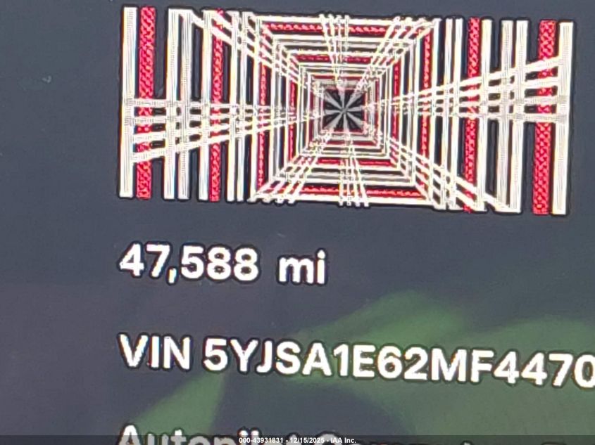 2021 Tesla Model S - 5YJSA1E62MF447025