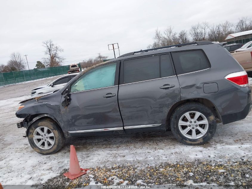 2013 Toyota Highlander Se V6 VIN: 5TDZK3EH9DS140374 Lot: 43931836