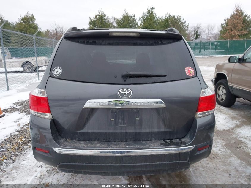 2013 Toyota Highlander Se V6 VIN: 5TDZK3EH9DS140374 Lot: 43931836
