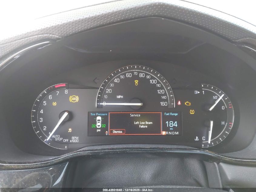 2019 Cadillac Cts Luxury VIN: 1G6AX5SX9K0116293 Lot: 43931848