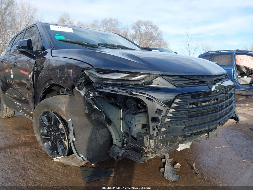 2022 Chevrolet Blazer Fwd 2Lt VIN: 3GNKBCR47NS213562 Lot: 43931849