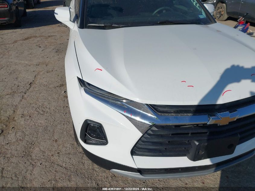 2022 Chevrolet Blazer Fwd 2Lt VIN: 3GNKBCR42NS171804 Lot: 43931851