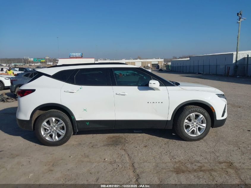 2022 Chevrolet Blazer Fwd 2Lt VIN: 3GNKBCR42NS171804 Lot: 43931851