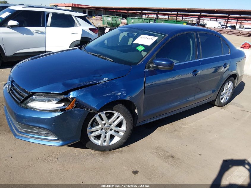 2017 Volkswagen Jetta 1.4T S VIN: 3VW2B7AJ7HM250022 Lot: 43931853