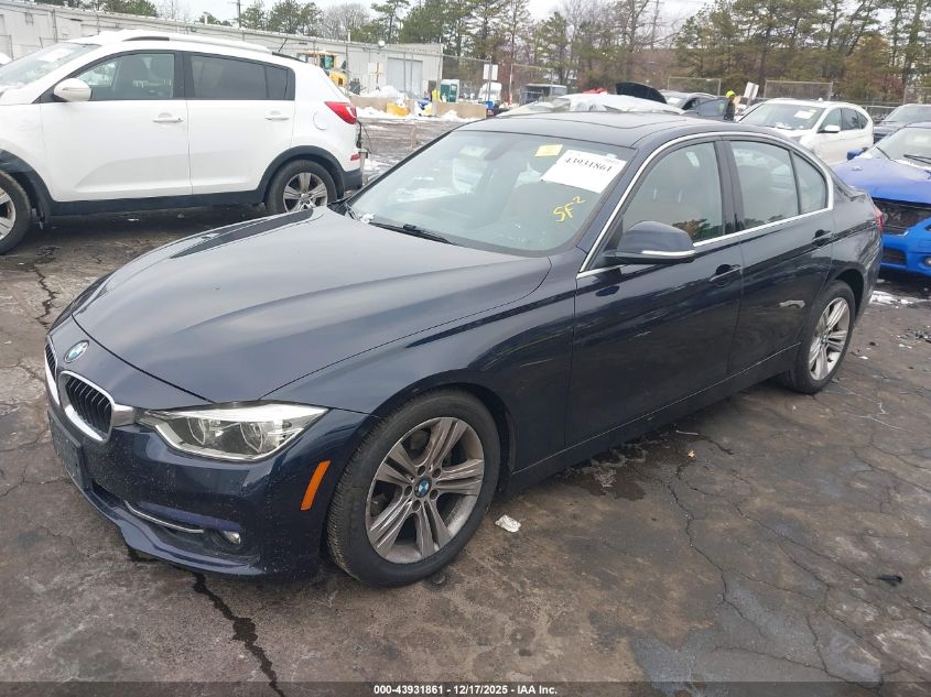 2017 BMW 330I xDrive VIN: WBA8D9G59HNU60315 Lot: 43931861