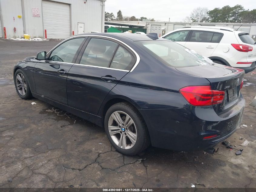 2017 BMW 330I xDrive VIN: WBA8D9G59HNU60315 Lot: 43931861