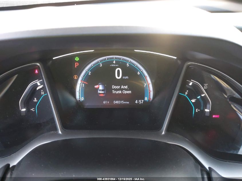 2020 Honda Civic Ex VIN: 19XFC1F35LE002959 Lot: 43931864