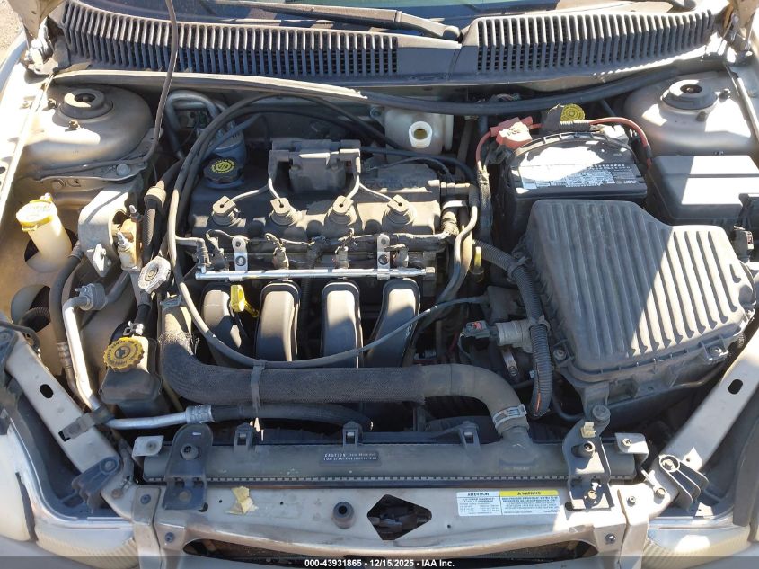 2002 Dodge Neon VIN: 1B3ES26C42D655319 Lot: 43931865