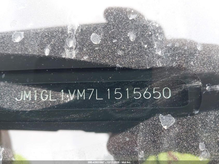 2020 Mazda Mazda6 Touring VIN: JM1GL1VM7L1515650 Lot: 43931867