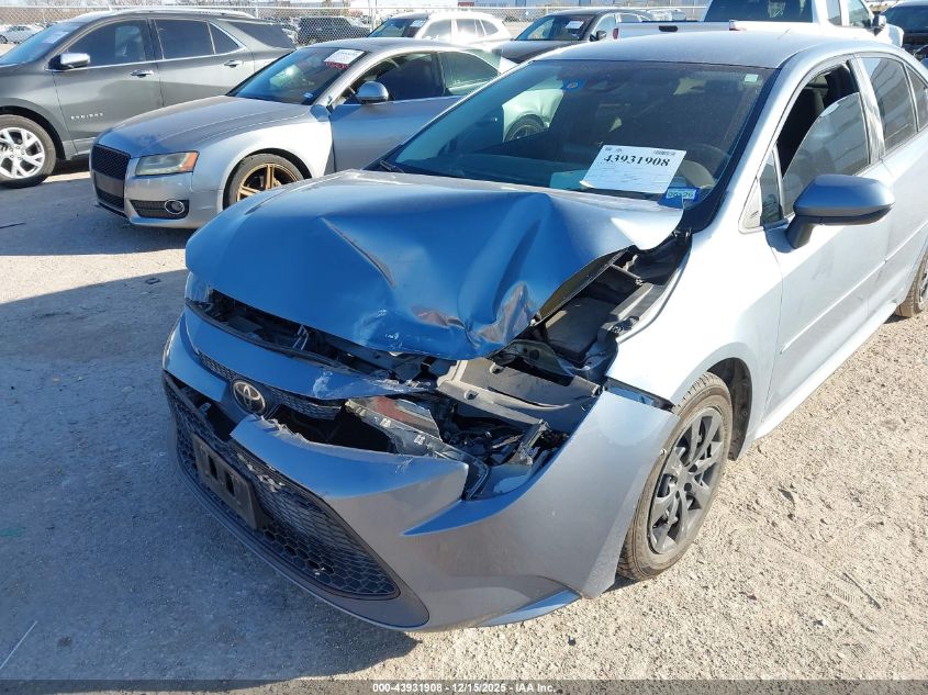 2020 Toyota Corolla Le VIN: 5YFEPRAE0LP026026 Lot: 43931908