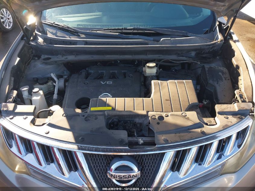 2009 Nissan Murano Sl VIN: JN8AZ18U29W016545 Lot: 43931910