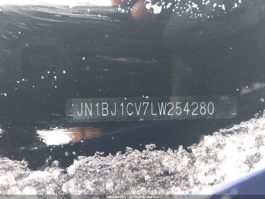 2020 Nissan Rogue Sport S Fwd Xtronic Cvt VIN: JN1BJ1CV7LW254280 Lot: 43931912