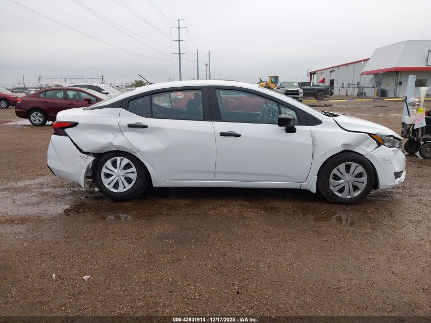2025 Nissan Versa 1.6 S VIN: 3N1CN8DV5SL826743 Lot: 43931914