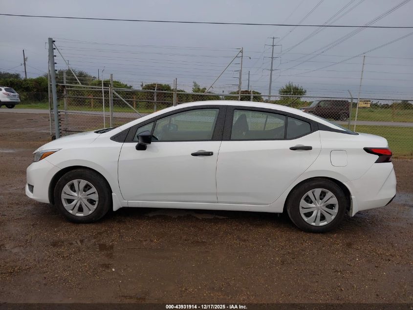 2025 Nissan Versa 1.6 S VIN: 3N1CN8DV5SL826743 Lot: 43931914
